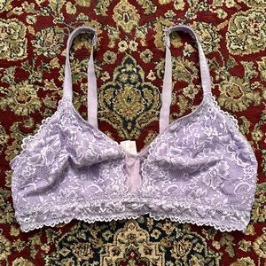Savage x Fenty Lavender Lace Bralette Size 3X